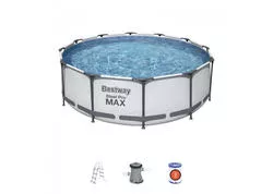 Bestway Steel Pro MAX Bazén filter, rebrík 366x100 cm