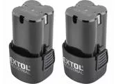 Extol Industrial 8791580 Aku nožnice záhradnícke, 2x aku 16V/2Ah Li-ion
