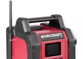 Worcraft CBTS-S20LiH Rádio DAB+FM, 20V, Bluetooth, AUX, 2x15W