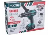 Extol Industrial 8791802 Aku príklepova vŕtačka Share20V