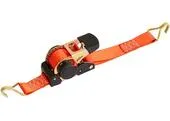 Popruh upínací Strend Pro, samonavíjací pás s račňou, 50 mm, L-4,5 m, max. 1500 kg