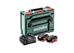 Metabo BASIS-SET 2 X LIHD 8.0 AH Akumulátory + ASC Ultra nabíjačka + Metaloc, 685131000
