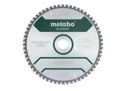 Metabo 628285000 Pílový kotúč pre pokosovú pílu 254X30 Z60 FZ/TZ 5°NEG