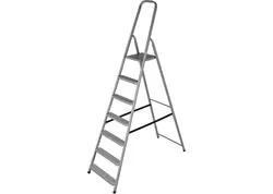 Strend Pro Drabest Schodíky ST-D7, 7 stupienkové, oceľové, rebrík, 219 cm, nosn. 125 kg