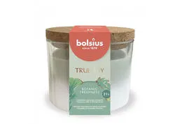 Bolsius True Joy Botanic Freshness, Sviečka vonná, 75/80 mm, v skle