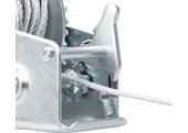 Strend Pro HW-100-400, Naviják račňový, ručný, lano 8 m, 4.5 mm, max. 400 kg