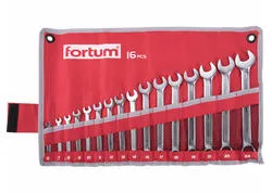 Fortum 4730201 Kľúče očko-vidlicové 16-dielna sada