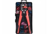 Extol Premium 8831126 Kliešte odizolovacie a krimpovacie s konektormi, pre káble 0,2-6,0mm2