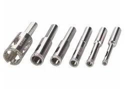 Extol Premium 8801899 Vrtáky do skla, sada 5ks, 4-5-6-8-10mm, šesťhranná 1/4" stopka
