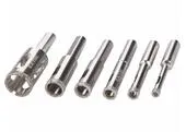 Extol Premium 8801899 Vrtáky do skla, sada 5ks, 4-5-6-8-10mm, šesťhranná 1/4" stopka