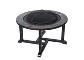 Gril a Ohnisko Strend Pro Grill, kovové, 4 stoličky, 3 v 1, 105x75 cm, uhlie, záhradné