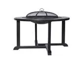 Gril a Ohnisko Strend Pro Grill, kovové, 4 stoličky, 3 v 1, 105x75 cm, uhlie, záhradné