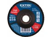 Extol Premium 8803473 Kotúč lamelový šikmý korundový, P60, 125mm, diera 22,2mm