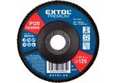 Extol Premium 8803476 Kotúč lamelový šikmý korundový, P120, 125mm, diera 22,2mm