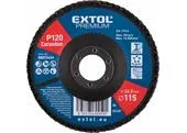 Extol Premium 8803466 Kotúč lamelový šikmý korundový, P120, 115mm, diera 22,2mm