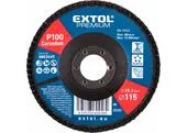 Extol Premium 8803465 Kotúč lamelový šikmý korundový, P100, 115mm, diera 22,2mm