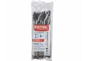 Extol Premium 8801120 Vrták do kovu 5ks, HSS, DIN338, Ø12,0mm