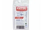 Extol Premium 8801055 Vrták do kovu 10ks, HSS, DIN338, Ø5,5mm