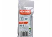 Extol Premium 8801040 Vrták do kovu 10ks, HSS, DIN338, Ø4,0mm