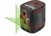 Fortum 4780208 Laser líniový, krížový samonivelačný, zelený, 1H1V