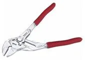 Fortum 4770211 Kliešťový kľúč s hladkými čeľusťami, 180mm, CrV, poniklovaný