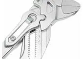 Fortum 4770211 Kliešťový kľúč s hladkými čeľusťami, 180mm, CrV, poniklovaný