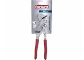 Fortum 4770211 Kliešťový kľúč s hladkými čeľusťami, 180mm, CrV, poniklovaný