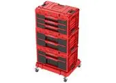 Box QBRICK® System ONE Workshop Red - Cart, 3x Toolbox, 4 dielna sada boxov na náradie