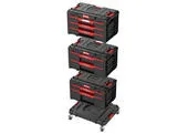 Box QBRICK® System ONE Workshop - Cart, 3x Toolbox, 4 dielna sada boxov na náradie