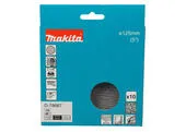 Makita D-78651 Sieťovaný brúsny papier na suchý zips 125mm, Z80, 10ks