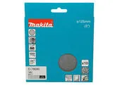 Makita D-78689 Sieťovaný brúsny papier na suchý zips 125mm, Z240, 10ks