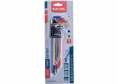 Extol Premium 8819416 Kľúče Torx farebné predĺžené, 9ks, T10-T50mm, S2