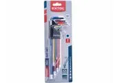 Extol Premium 8819316 Kľúče imbusové farebné predĺžené, 9ks, 1,5-10mm, S2