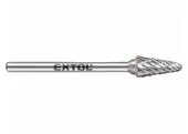Extol Industrial 8703883 Fréza karbidová kónická polguľaté čelo, ø6mm, rezná dĺžka 13mm, stopka ø3mm