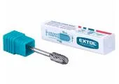Extol Industrial 8703823 Fréza karbidová valcová, polguľaté čelo, ø6mm, rezná dĺžka 13mm, stopka ø3mm