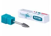 Extol Industrial 8703863 Fréza karbidová konvexná špicatá, ø6mm, rezná dĺžka 13mm, stopka ø3mm
