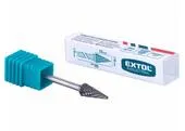 Extol Industrial 8703893 Fréza karbidová kónická špicatá, ø6mm, rezná dĺžka 13mm, stopka ø3mm