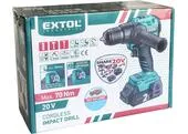 Extol Industrial 8791805 Vŕtačka s príklepom aku Share20V, bez aku, 70Nm, bezuhlíkový motor, kufor