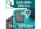 Extol Industrial 8791814 Uťahovač rázový aku Share20V, 1/2", 1x 2Ah, 500Nm, bezuhlíkový motor