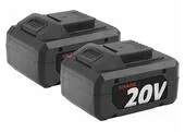 Extol Industrial 8791940 Fúrik na aku pohon dvojkolesový Share20V, 2x 6Ah, 100L, max. 260kg