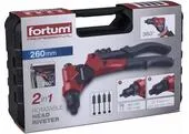 Fortum 4770628 Kliešte nitovacie s otočnou hlavou, 260mm, 2v1, nity 2,4-4,8mm, matice M3-M6