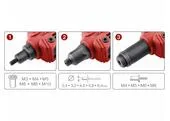 Fortum 4770639 Kliešte nitovacie 3v1, nity 2,4-6,4mm, matice M3-M10, skrutky M4-M8