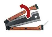 Fortum 4772120 Pílka japonská obojstranná 300mm skladacia, ohybná čepeľ 0,8mm, zuby na oboch stranách 10TPI/12TPI