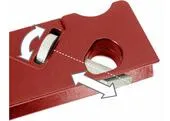 Fortum 4752104 Hoblík na zrážanie hrán, 2 profilové nože, 155mm, hliník