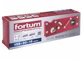 Fortum 4752104 Hoblík na zrážanie hrán, 2 profilové nože, 155mm, hliník