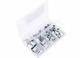Fortum 4770682 Matice nitovacie oceľové, M3-M4-M5-M6-M8, sada 40ks