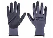 Extol Premium 8856682 Rukavice nylonové polomáčané v nitrile, 10"