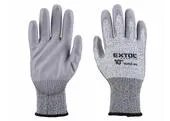 Extol Premium 8856698 Rukavice polyesterové polomáčané v polyuretáne, 10"