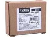 Extol Premium 8895673 Nôž sekací so skrutkami, 6ks, pre 8895650, 8895651