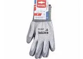 Extol Premium 8856697 Rukavice polyesterové polomáčané v polyuretáne, 9"